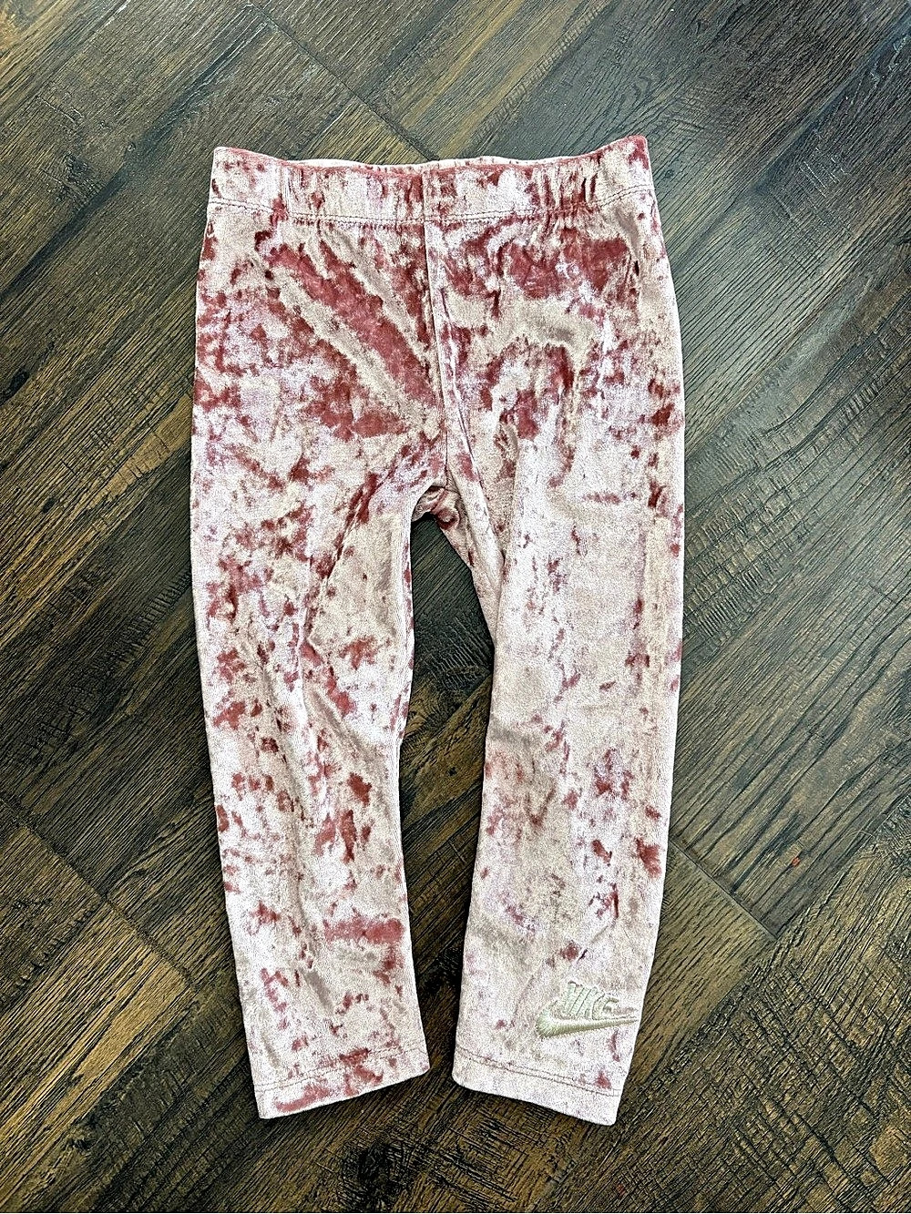 Nike Crushed Velvet Leggings Girls 3T Like New